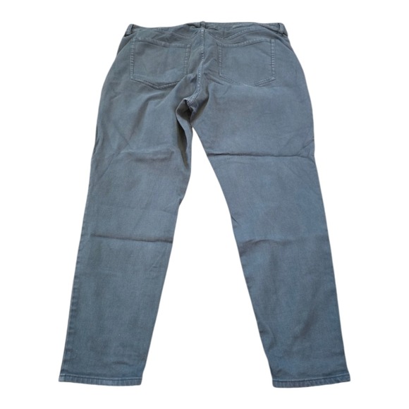 LANE BRYANT Green Denim Pants Ladies Casual Trousers Comfort Stretch Urban Style - Picture 3 of 11